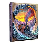 KaayeeWood Puzzle in Legno per Adulti,250 Pezzi Treno dell'Aurora Puzzle di Legno con Scatola,Puzzle Irregolare Unico,Regalo di Compleanno per Adulti e Bambini