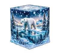 KaayeeWood Puzzle in Legno per Adulti,260 Pezzi Orsi Polari Congelati Puzzle di Legno con Scatola,Puzzle Irregolare Unico,Regalo di Compleanno per Adulti e Bambini
