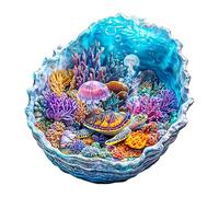 KaayeeWood Puzzle in Legno per Adulti,265 PezziL'abbraccio dell'Oceano Puzzle di Legno con Scatola,Puzzle Irregolare Unico,Regalo di Compleanno per Adulti e Bambini
