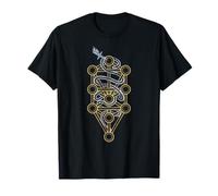Kabbalah Qabalah Serpente della Saggezza Sentiero Simbolo Occulto Maglietta