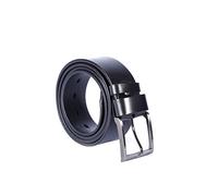 Kabber Cintura in Pelle Unisex Uomo Donna - Vera Pelle di Qualità Tinta Naturale Vegetale - Fatta in Europa (118 - Nero Larghezza: 3 cm/Lunghezza: 115 cm)