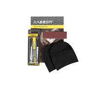 Kabber Set Fai da Te di Tacchi Incollabili per Uomo, Kit di Riparazione e Sostituzione dei Tacchi per Scarpe Classiche da Uomo, 1 paio di Tacchi Incollabili Antiscivolo, Fatto in Europa