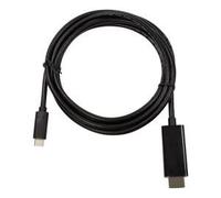 Kabel LogiLink USB 3.2 Gen1 Type-C Kabel, C/M zu HDMI-A/M, 4K/60 Hz, schwarz, 3