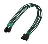 Kabel Nanoxia 4-Pin auf 2 x 3-Pin, Single, 30 cm, NUOVO