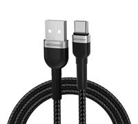 Kabel Wozinsky WNBAC2 USB-A / USB-C 2,4 A 2 m - schwarz