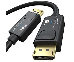 KabelDirekt - 2x Cavo DisplayPort e DP 8K - 2x1m | Per PC gaming DP 1.4/laptop/schede grafiche/monitor con 8K@60Hz, 4K@120Hz, 144/165/240Hz
