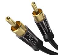 KabelDirekt - 3,0 m Cavo RCA, Cinch (Coassiale Audio Stereo Digitale Connettore, 1 Maschio su 1 Connettore Maschio, a trasmissione analogica, digitale del segnale)
