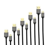 KabelDirekt - 5 x 1m Cavo Micro USB (USB 2.0, connettore USB A a connettore Micro USB B, per la Carica e la Sincronizzazione), PRO Series