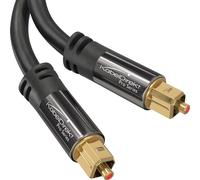 KabelDirekt - 6m Cavo TOSLINK (Ottico Audio Digitale, Connettore Maschio > Connettore Maschio, Dolby Digital Sound, DTS, PS5)