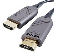 KabelDirekt - Cavo 8K HDMI 2.1 Ottico, Certificato con Perdita di Segnale dello 0% - 15 m (8K@60Hz, Ultra High Speed HDMI, Cavo Flessibile in Fibra Ottica con Licenza Ufficiale)