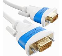 KabelDirekt - Cavo adattatore da connettore VGA a VGA - 2m, bianco