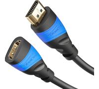 KabelDirekt - Cavo di prolunga HDMI con speciale schermatura A.I.S. - 5 m (4K@60Hz per un Ultra HD mozzafiato, estensore HDMI per PS5/XBO, ARC, Highspeed con Ethernet)