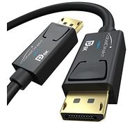 KabelDirekt - Cavo DisplayPort e DP 8K, speciale schermatura A.I.S. e certificazione VESA - 2 m (per PC gaming DP 1.4/laptop/schede grafiche/monitor con 8K@60 Hz, 4K@120 Hz, 144/165/240 Hz)