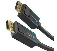 KabelDirekt - Cavo DisplayPort e DP 8K, Speciale schermatura A.I.S. End-to-End - 10x 3 m (per PC Gaming DP 1.4/Laptop/schede grafiche/Monitor 8K@60 Hz, 4K@120 Hz e ultraveloci da 144/165/240 Hz)