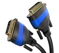 KabelDirekt - Cavo DVI Dual Link - con nucleo di ferrite per una trasmissione del segnale priva di interferenze - 5m (cavo monitor digitale DVI-D/24+1, fino a 2560×1600 a 60Hz o Full HD/1080p)