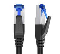 KabelDirekt - Cavo Ethernet Cat 7, resistente alla rottura - 5x 5 m - 10 Gigabit LAN - Disponibile in 0,25-30 m (Cavo di rete/internet ad alta velocità, PC, switch/router/modem, RJ45, nero)