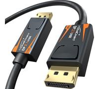 KabelDirekt - Cavo DisplayPort 2.1/DP 2.1 - 2 m - UHBR, DP80 con 80 Gbps per PC da Gaming/Schede Grafiche con FreeSync/G-Sync, Risoluzioni e Frequenze di Aggiornamento: 16K@60Hz, 8K@120Hz, 4K@240Hz