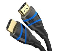 KabelDirekt - Cavo HDMI 10K & 8K, HDMI 2.1b - Certificato, sviluppato in Germania - 3 m (Cavo 2.1 Ultra High Speed, per PC e console come PS5 e XBO, monitor e TV - blu/nero)