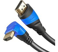 KabelDirekt - 1,5 m Cavo HDMI 4K 90° (High Speed HDMI con Ethernet, 4K Ultra HD, 3D, Full HD 1080p, HDR, ARC, PS5, XBO, HDTV)
