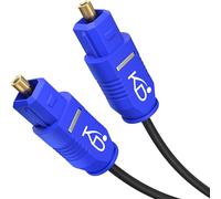 KabelDirekt - Cavo TOSLINK Slim, Cavo Audio Ottico - 1 m - Fibra Ottica per Soundbar, Sottile 2mm (S/PDIF Digitale, Sistema Stereo/Amplificatore, Home Cinema, XBO/PS)