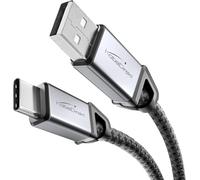 KabelDirekt - Cavo USB-A a USB-C - 5x 1m (cavo dati e di ricarica con Quick Charge 3.0, 36W - per PC, smartphone, tablet - nero)