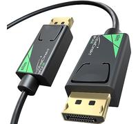 KabelDirekt - Cavo DisplayPort 8K/60Hz, DP 1.4 - 3 m - Cavo DP sottile con diametro di 4,5 mm, per PC/laptop, monitor da gioco ad alta risoluzione 4K / 8K e ultra-veloci 144Hz / 165Hz / 240Hz