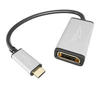 KabelDirekt USB tipo C per adattatore DisplayPort - 0,15 m - risoluzioni fino a 4K/60 Hz, USB C 3.1 e Thunderbolt 3, per MacBook Pro 2016/2017, MacBook 12“ e altri apparecchi