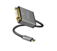 KabelDirekt - USB Tipo C per Adattatore DVI - 0,15 m - (risoluzioni Fino a 4K/30Hz, USB C 3.1 e Thunderbolt 3, per MacBook PRO 2016/2017, MacBook 12“ e Altri apparecchi)