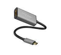 KabelDirekt - USB tipo C per adattatore HDMI - 0,15 m - (risoluzioni fino a 4K/60 Hz, USB C 3.1 e Thunderbolt 3, per MacBook Pro 2016/2017, MacBook 12“ e altri apparecchi)