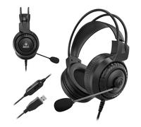 Krüger&Matz Cuffie da gioco con auricolari cablati USB GH-10 microfono