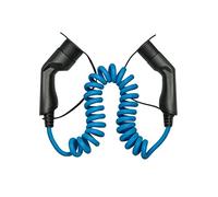KM EVC02-050B - Typ 2 Kabel, für E-Fahrzeuge, 11 kW, 5,0 m, Spiralkabel