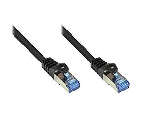 Kabelmeister Cavo Maestro Cavo Patch, Cat. 6 a, s/FTP, PIMF, Privo di alogeni, 500 MHz 1,5 m Nero