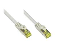 Kabelmeister Cavo Maestro Cavo Patch con Protezione Clip, Cat. 7 S/FTP, PiMF, Non alogeno (LSOH) 600 MHz 2 m Grigio