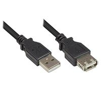 Kabelmeister Estensione Cavo Master USB 2,0 al connettore A Presa A, 3 m Nero