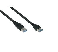 Kabelmeister Extension Cable USB 3.0 Male A to Female A, Premium, DATA AWG28 / P