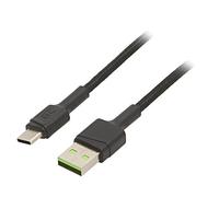KABGC13 Cavo USB 2.0 USB A-SpinaUSB C-Spina 2m Nero 480Mbps GREEN CELL