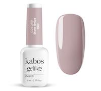 Kabos Gelike Smalto Gel Ibrido UV/LED 004 Stone Beige 8ml - Colore Intenso, Lunga Durata, Copertura Perfetta