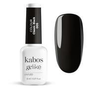 Kabos Gelike Smalto Gel Ibrido UV/LED 005 Classic Black 8ml - Colore Intenso, Lunga Durata, Copertura Perfetta