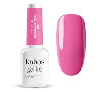Kabos Gelike Smalto Gel Ibrido UV/LED 013 Bubblegum Pink 8ml - Professionale, Colore Intenso, Lunga Durata, Copertura Perfetta