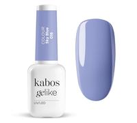 Kabos Gelike Smalto Gel Ibrido UV/LED 016 Sky Blue 8ml - Professionale, Colore Intenso, Lunga Durata, Copertura Perfetta