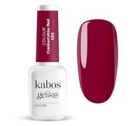 Kabos Gelike Smalto Gel Ibrido UV/LED 034 Cranberrykiss Red 8ml - Professionale, Colore Intenso, Lunga Durata, Copertura Perfetta