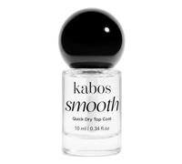 Kabos Smooth Top Coat smalto normale 10 ml | Top per smalti classici | Trasparente | Ad asciugatura rapida, prolunga la durata della manicure | Senza lampada UV/LED