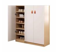 KaBuea Armadio per scarpe ad alta capacità con porte, maniglie e ripiani rimovibili, organizzatore antipolvere per ingresso, corridoio, camera da letto