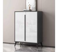 KaBuea Armadio per scarpe antipolvere ad alta capacità con porte, maniglie e ripiani staccabili, pratico per ingresso, villa, ufficio domestico