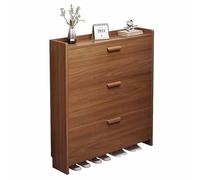 KaBuea Scarpiera a 3 cassetti ribaltabili, profilo stretto con maniglie, grande capacità per tenere in ordine le scarpe nell'ingresso, nella camera da letto, nell'armadio