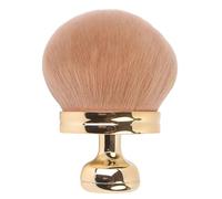 Kabuki - Pennello autoabbronzante extra large, a testa larga, per trucco e sfumatura, ovale, applicatore autoabbronzante, applicatore per crema solare, per trucco, gambe, braccia, viso, corpo (oro)