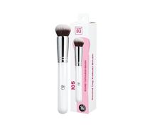 KABUKI round tip brush 105 1 u e Blush Sintetico Vegan Ergonomico Facile da Pulire Manico in Legno Copertura Naturale Pelle Sensibile