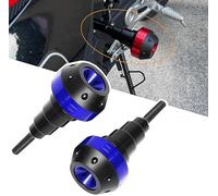 KABUTM 2 Pezzi Tamponi Paratelaio Moto per Suzuki GSXR GSX R 600 750 1000 R/X GSX R1000, Moto Corpo Anti-Caduta Palla, Protezione per Scorrimento Telaio Scarico, Anti Crash Pad Accessori,B Blue