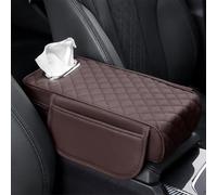 KABUTM Copri Console Bracciolo Auto per BMW 2er F45 Active Tourer 2014-2022, Pelle Cuscino Poggiabraccio Consolle, Copri Bracciolo Auto, Cuscino Protettivo Box Bracciolo,C Brown