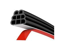 KABUTM Guarnizione Portiera Auto per Fiat Panda Punto Ulysse Brava Barchetta, Guarnizione in Gomma Adesiva 8 Buche, Impermeabile e Insonorizzante per Portiera, Finestre e Bagagliaio,A 16m